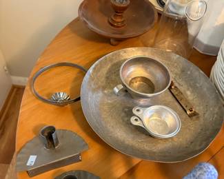 Silverplate serving pieces