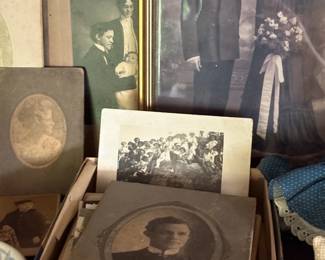 Antique photograph lot