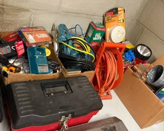 Toolboxes and extension cords
