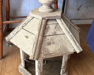 Wooden birdhouse
