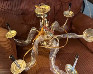 Oil lamp and kids' books