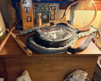 Sorority paddle and tennis rackets