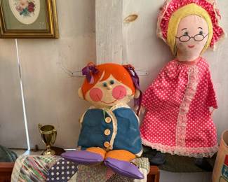 Handmade cloth dolls