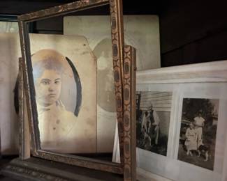 Antique portrait photographs