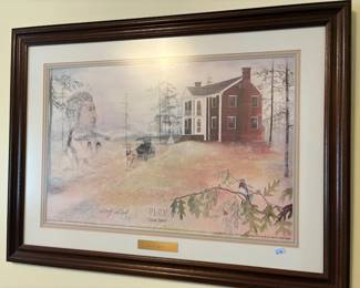 Framed farmhouse print