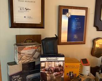 Framed certificates and prints