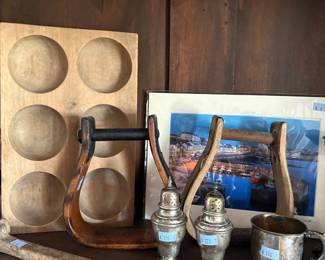 Wooden egg trays