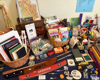 Sewing notions and vintage ephemera