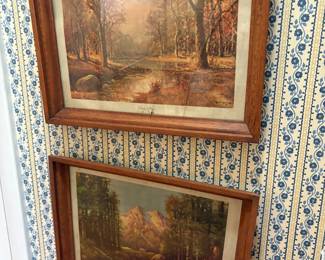 Framed autumn landscape prints