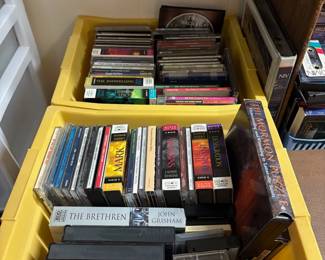 CDs and cassette tapes