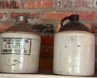 Antique stoneware jugs