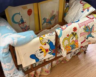 Nursery linens and prints