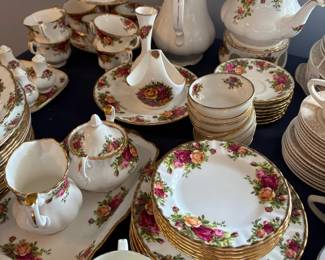 Royal Albert Old Country Roses tea service