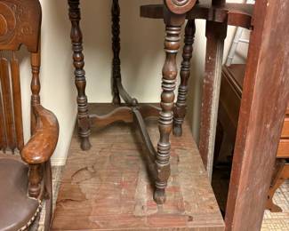Wooden side tables and plant stands