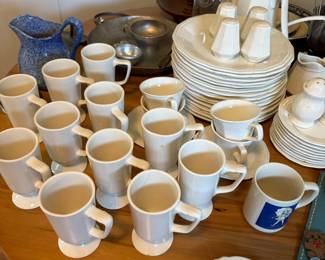 Vintage mugs and saucers