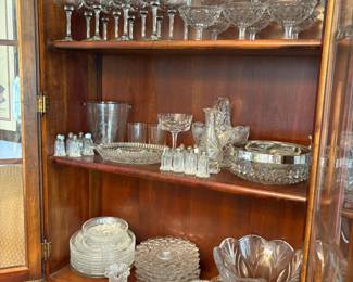Crystal stemware and glassware