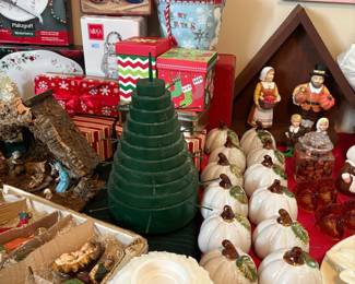 Christmas decor and figurines