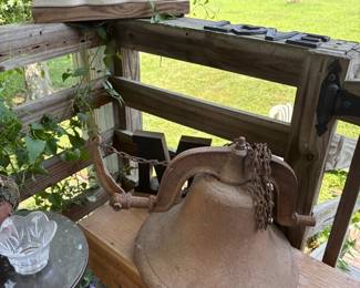 Cast iron farm bell