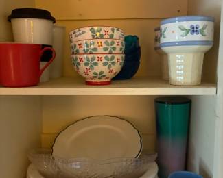 Mugs and mixing bowls
