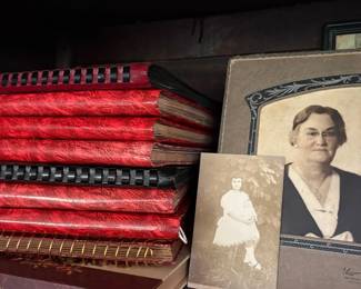 Victorian photo albums and portraits