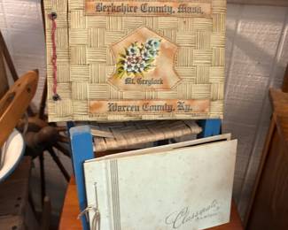 Antique scrapbooks and albums