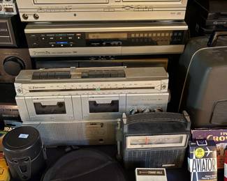 Cassette decks and boombox