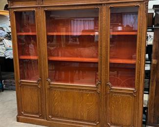 antique display cabinet