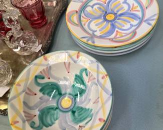 Vietri "Colore" plates/bowls