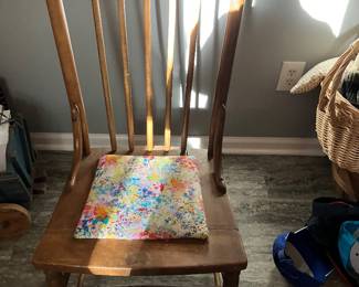Vintage chair. Seat recovered