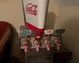 Vintage Coke fountain machine