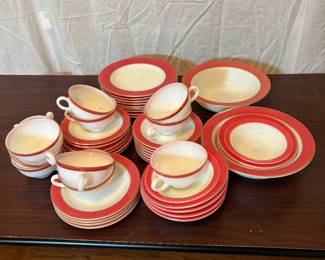 Huge lot of flamingo pink Pyrex tableware