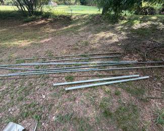 Metal poles