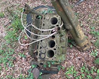 Vintage engine block
