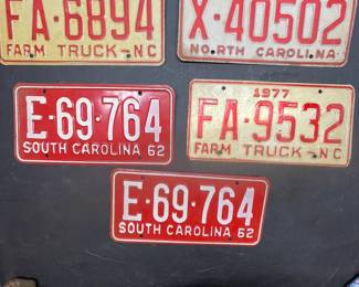 License plates