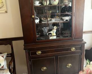 Antique Hutch with contents