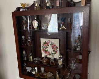 Collection of perfume bottles- client may keep some. 