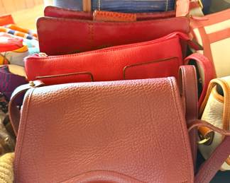 Purses: Dooney + Bourke, Vintage, + 80’s Coach