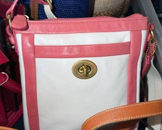 Purses: Dooney + Bourke, Vintage, + 80’s Coach