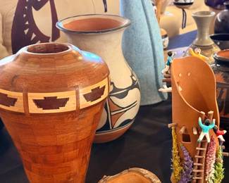 Native American pottery and art