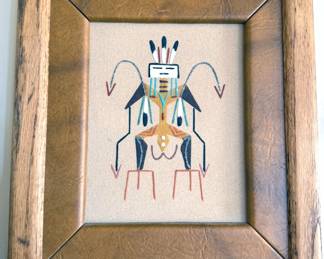 Native American sand art