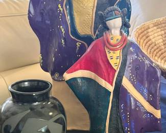 Native American pottery and art