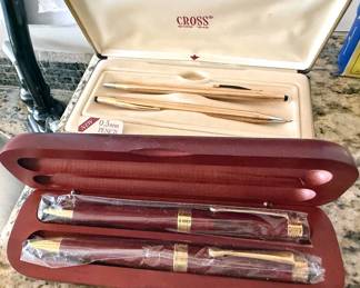 Cross + Mount Blanc Pens