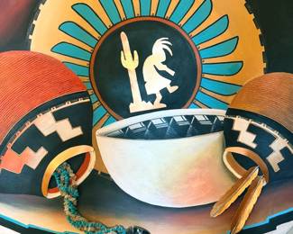 Native American pottery and art