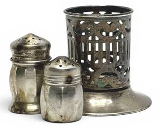 Sterling Silver Mini Shakers  Webster Co. Candleholder 30g