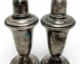 Weighted Sterling Silver Shakers 240g Total