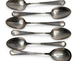 Gorham Fairfax Sterling Silver Spoons  6 Pcs, 5,75 164g Total