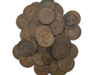Republic of China 20 Cash Coins