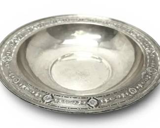 J.S.  Co. Sterling Silver 10 Bowl With 1922 Engraving 310g