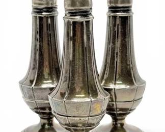 Webster Company Weighed Sterling Silver Shakers 110g Total