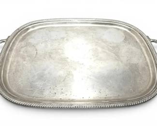 Fisher Silversmiths 22.5 Sterling Silver Waiter Tray 1,694g